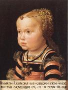 jakob seisenegger portrait of archduchess eleonora of mantua Germany oil painting reproduction